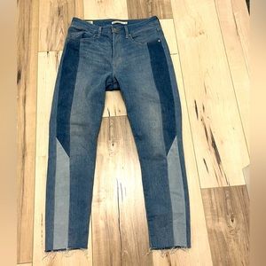 LEVI STRAUSS 721 cropped jeans